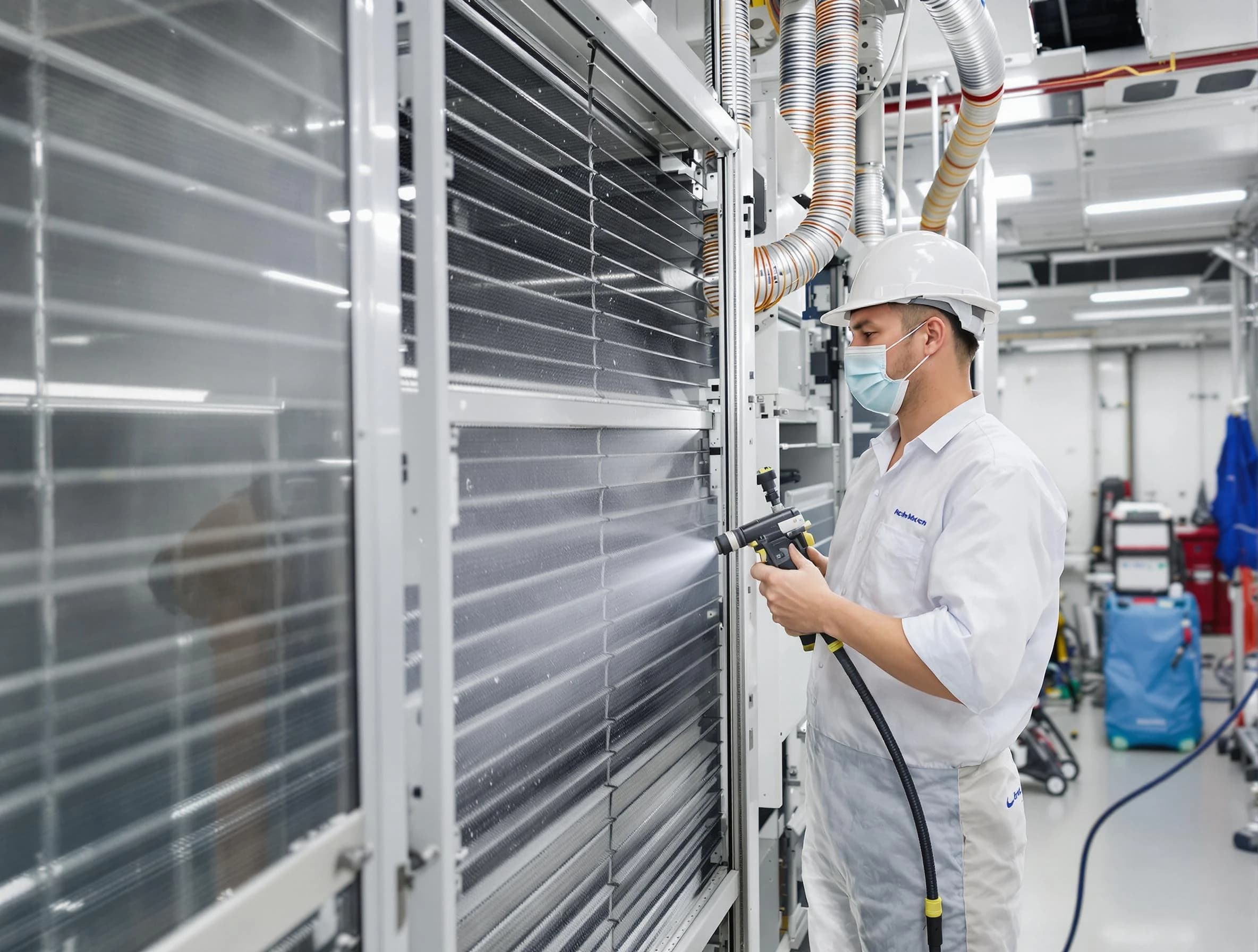 Professional AC coil cleaning by Vinings Air Duct Cleaning in Vinings