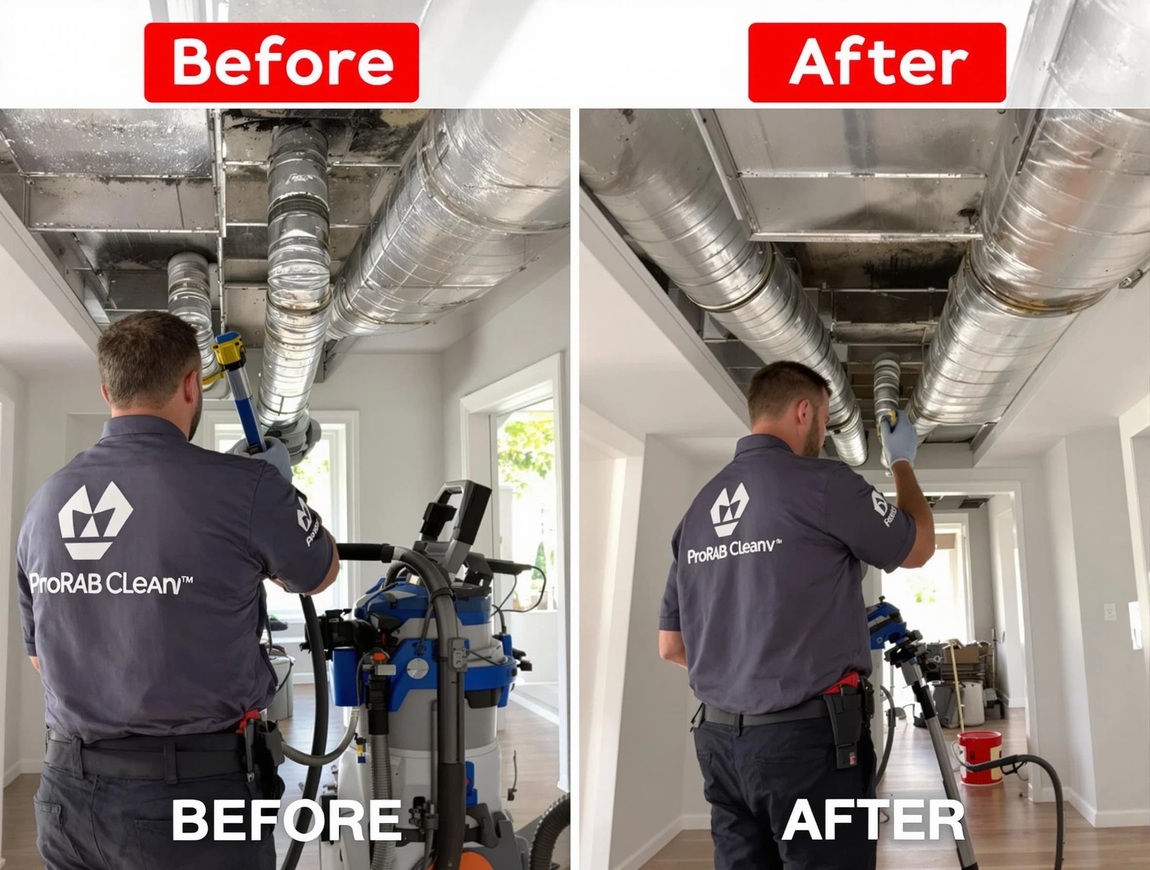 Vinings Air Duct Cleaning expert performing thorough residential duct cleaning in a Vinings home