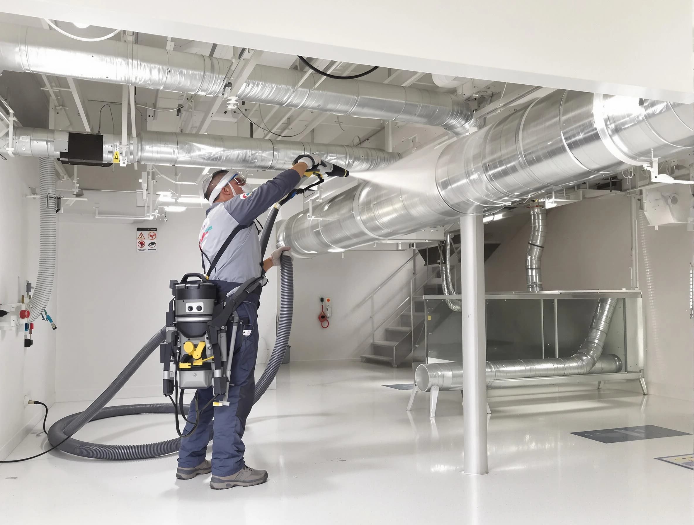 Professional central duct cleaning by Vinings Air Duct Cleaning in Vinings