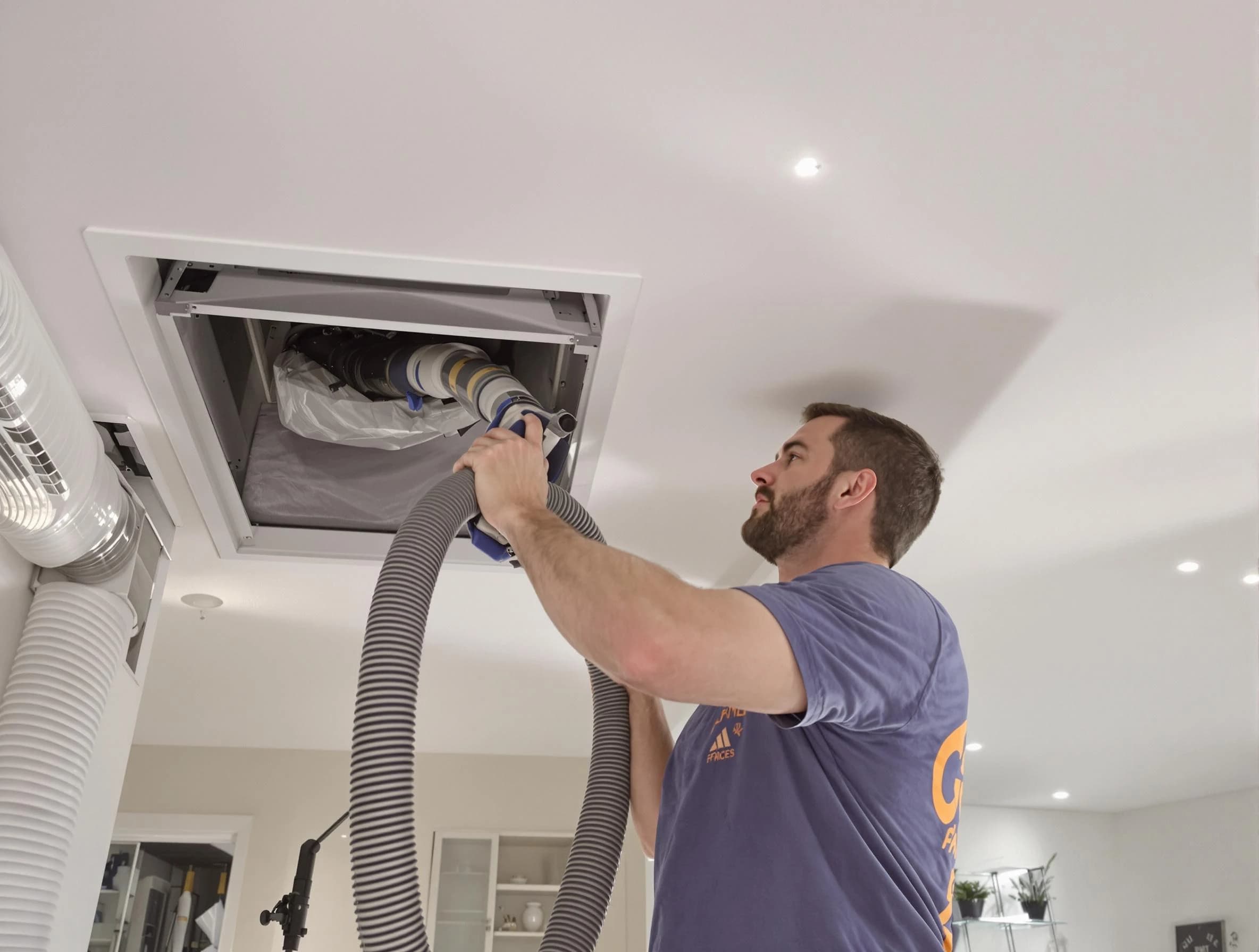 Precision indoor duct cleaning by Vinings Air Duct Cleaning in Vinings