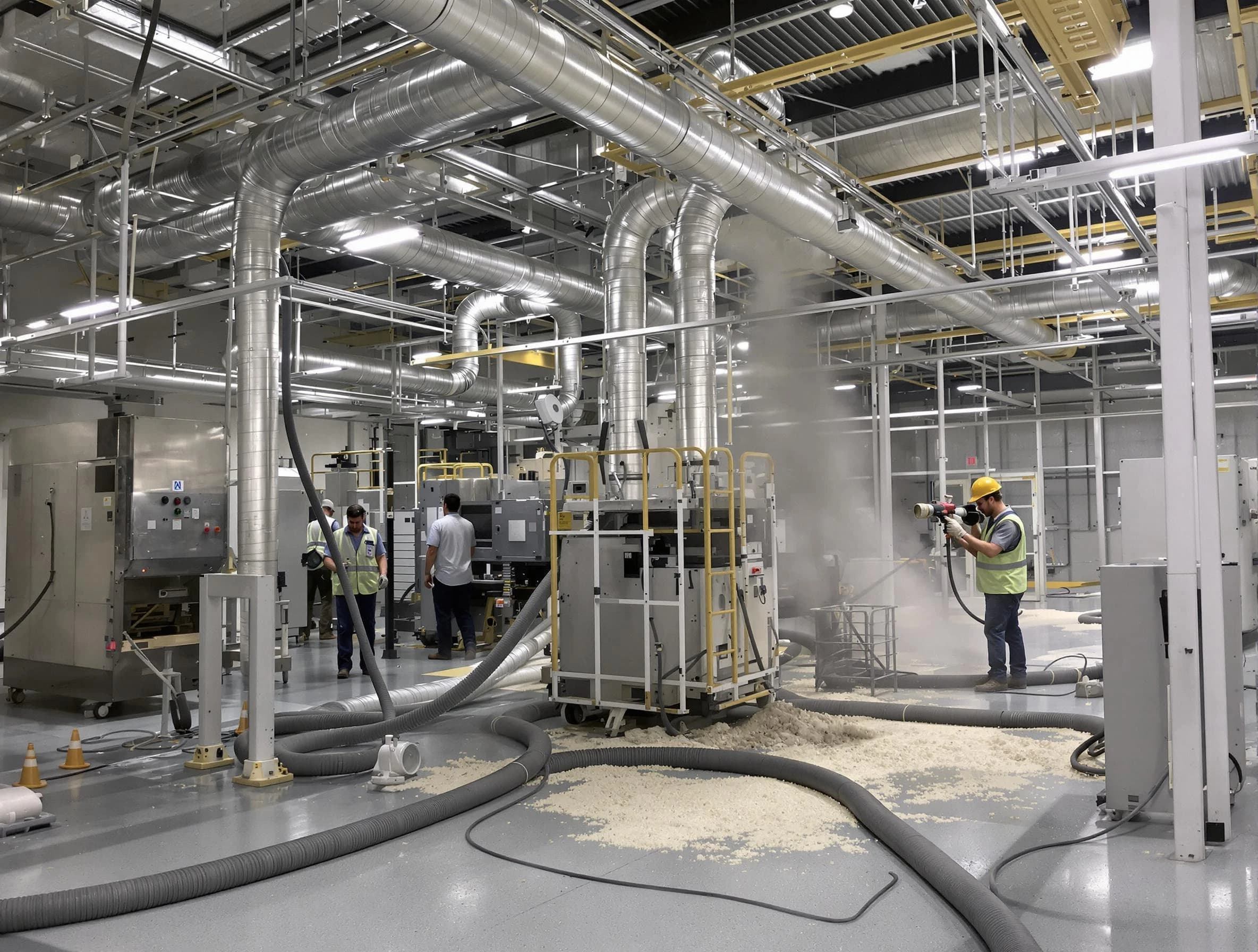 Heavy-duty industrial duct cleaning by Vinings Air Duct Cleaning in Vinings