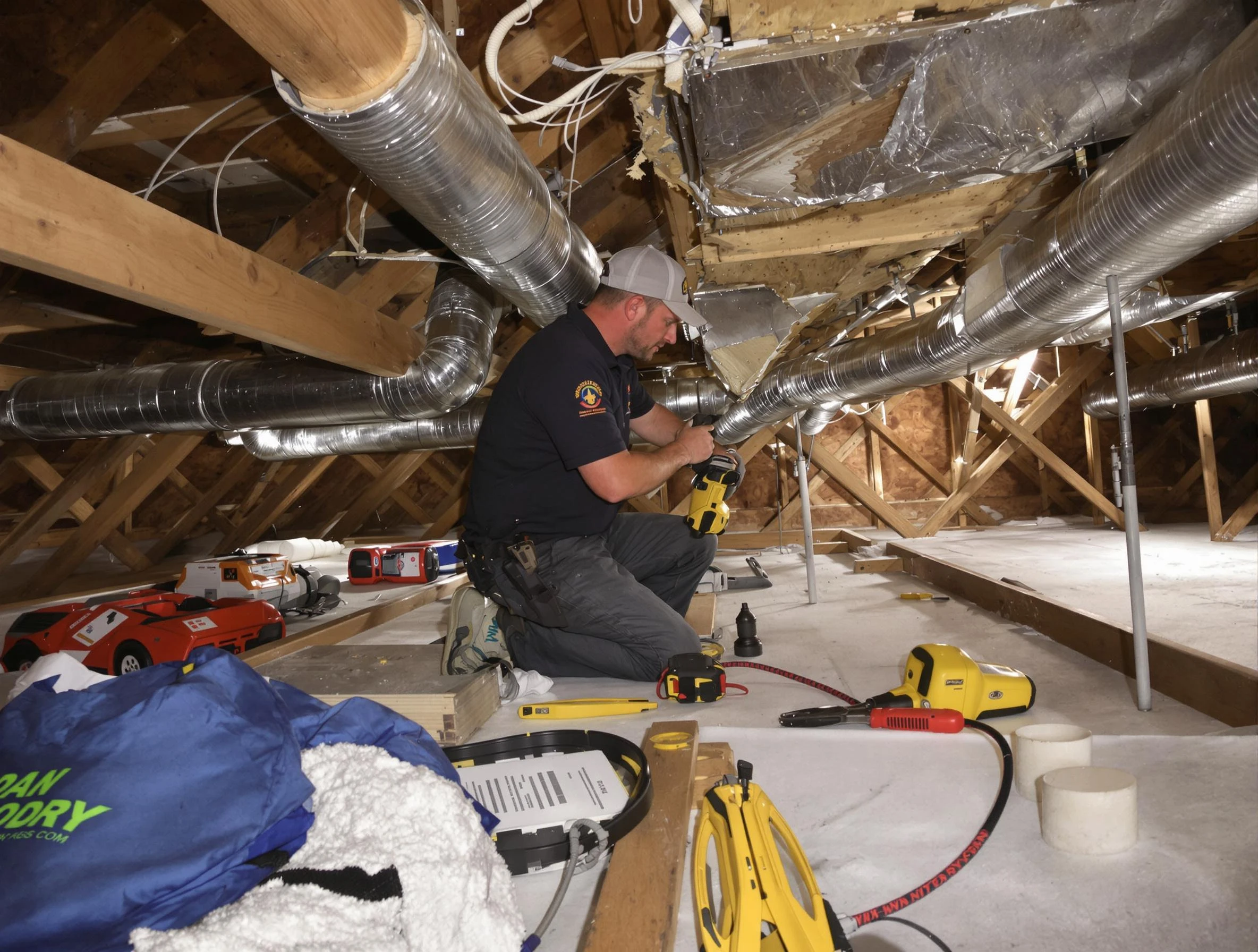 Professional air duct repair by Vinings Air Duct Cleaning in Vinings