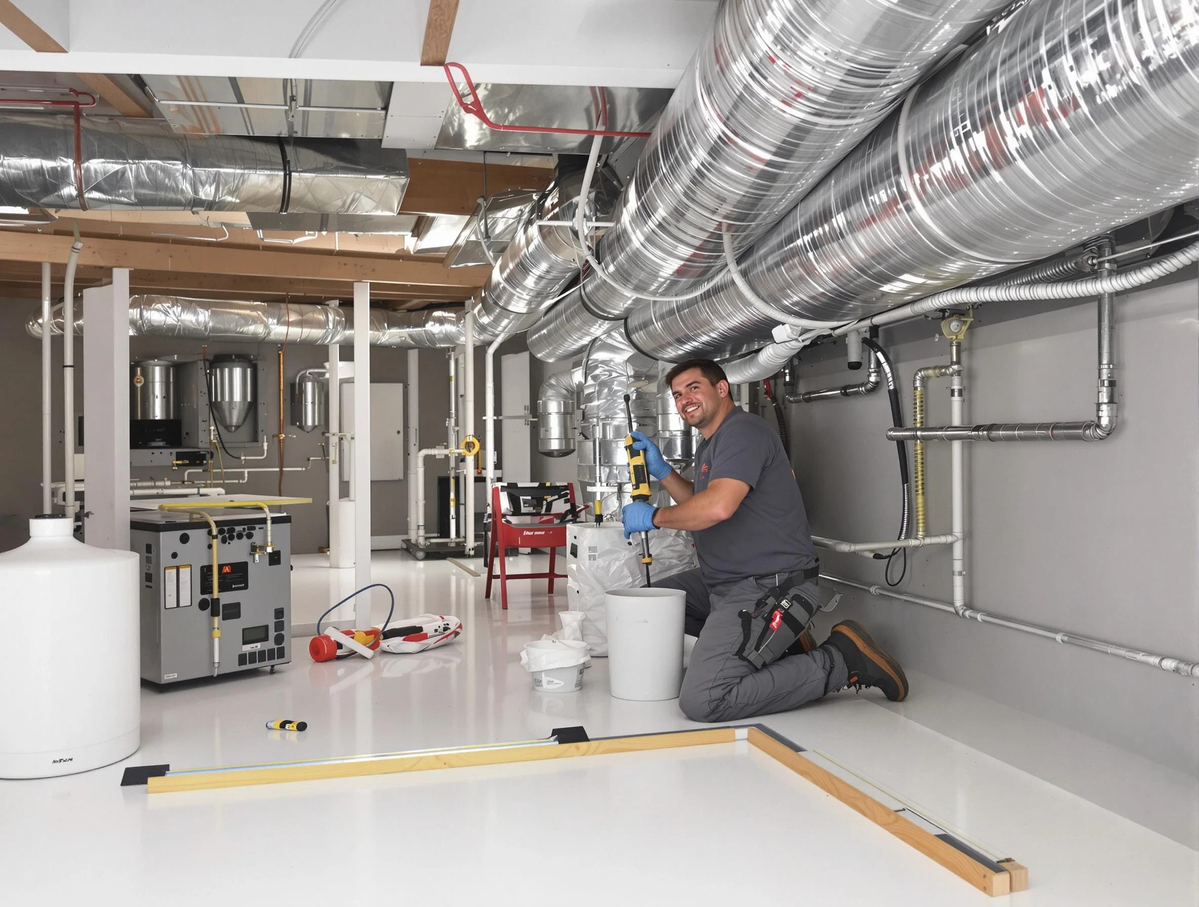 Professional duct sealing service by Vinings Air Duct Cleaning in Vinings