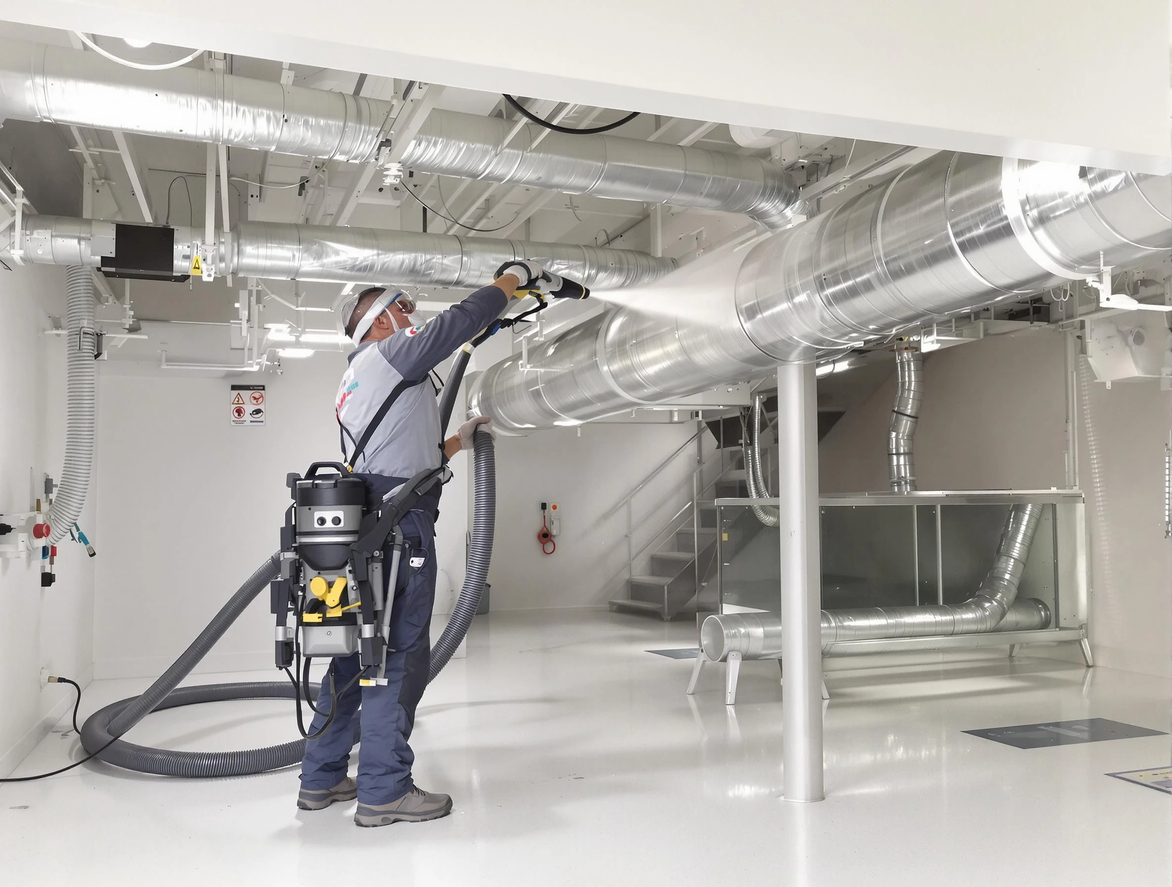 Professional central duct cleaning by Vinings Air Duct Cleaning in Vinings