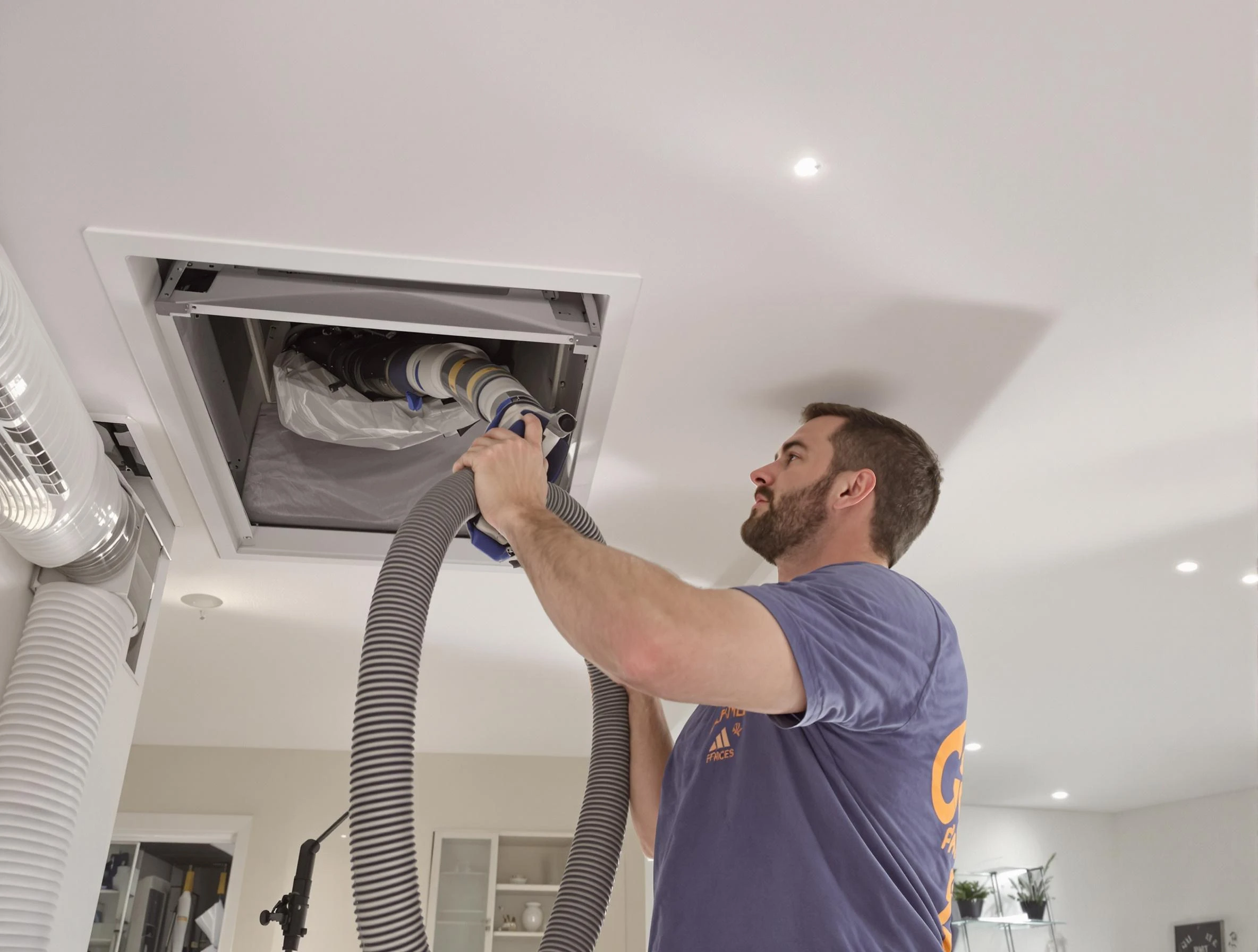 Precision indoor duct cleaning by Vinings Air Duct Cleaning in Vinings